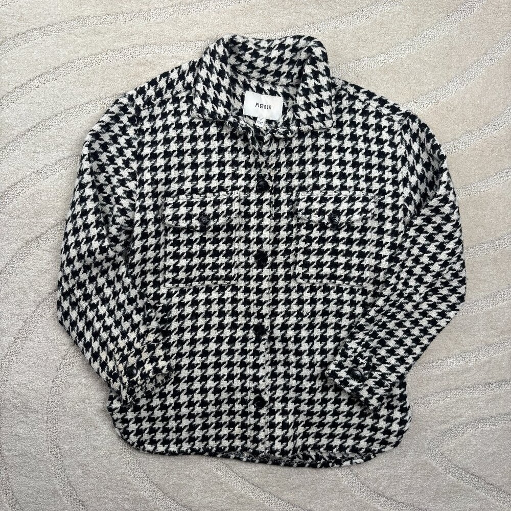 Pistola Houndstooth Shacket